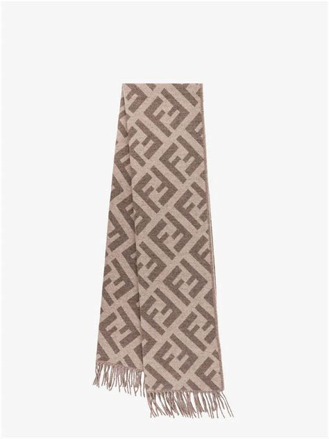 foulard fendi prezzo|Foulard in seta beige .